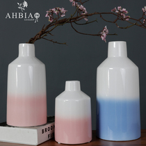 Ceramic creative simple modern living room clearance 3021 new bedroom flower arrangement desktop ornaments European luxury vase