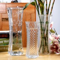 Glass transparent hydroponic simple modern fashion size fresh home bamboo creative living room rich bamboo vase