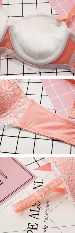 Ren 1/2 nửa ly mỏng mảnh áo ngực gợi cảm tụ tập nữ sinh đại học áo ngực bộ đồ lót