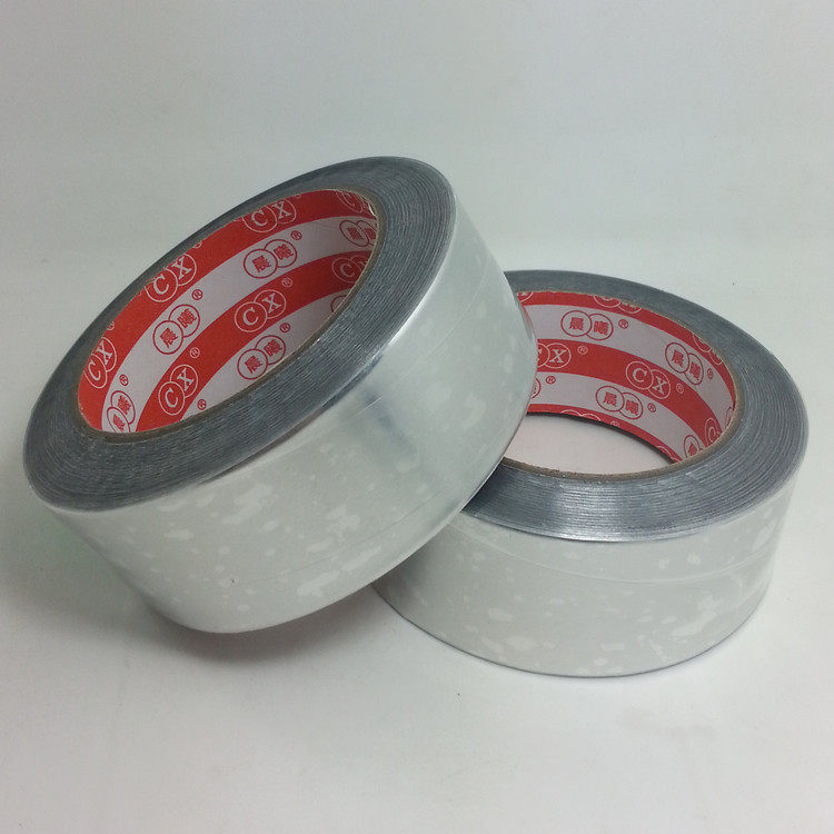 加厚铝箔胶带锡箔纸防水保温铝箔耐高温防辐射铝铂胶带5cm宽