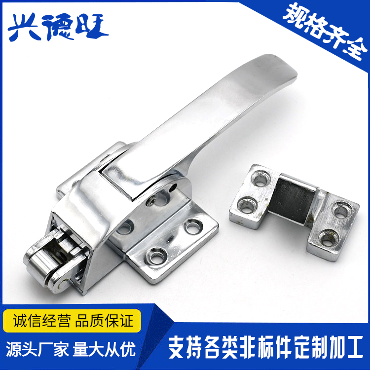 Oven handle oven door lock handle transfer window cold door lock test box plane door steamer seafood cabinet handle
