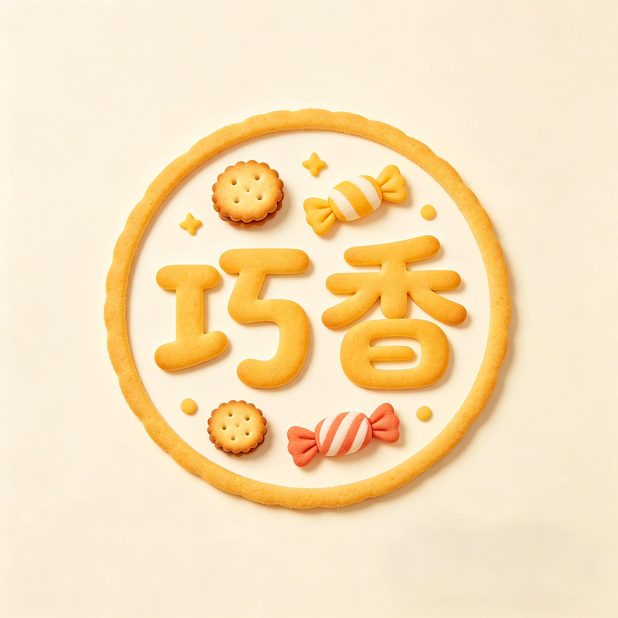 巧香食品店的LOGO