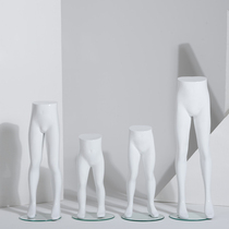 Childrens clothing model props display lower body underwear model baby bright white childrens pants rack fiberglass hanger