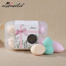Oops Lameira puff set Hydrophilic Polyurethane beauty makeup egg drop gourd powder puff 6 pack combination