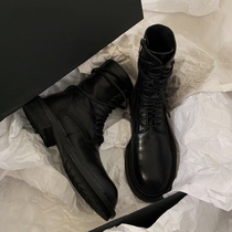 Its so cool great-looking small crowdsourced handsome personality strap locomotive Martin boots.