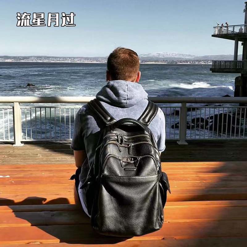 italian Piceno piquadro cow leather double shoulder bag men and women bag business commuter travel computer scapegoat