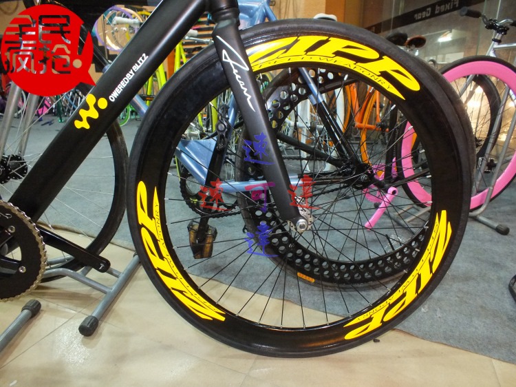 Bicycle sticker road bike zipp ring sticker 27 inch 700C wheel sticker with words - Taobao