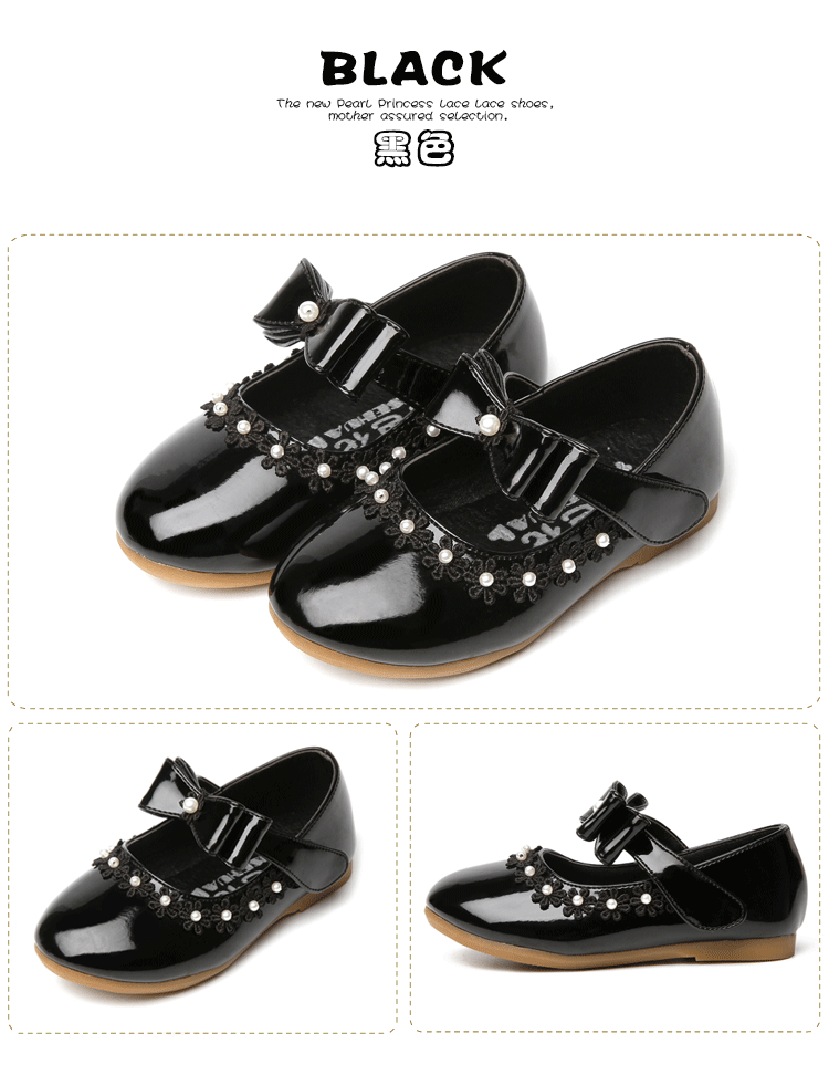 Chaussures enfants en PU autre suture de voiture pour printemps - semelle tendon - Ref 1009556 Image 14