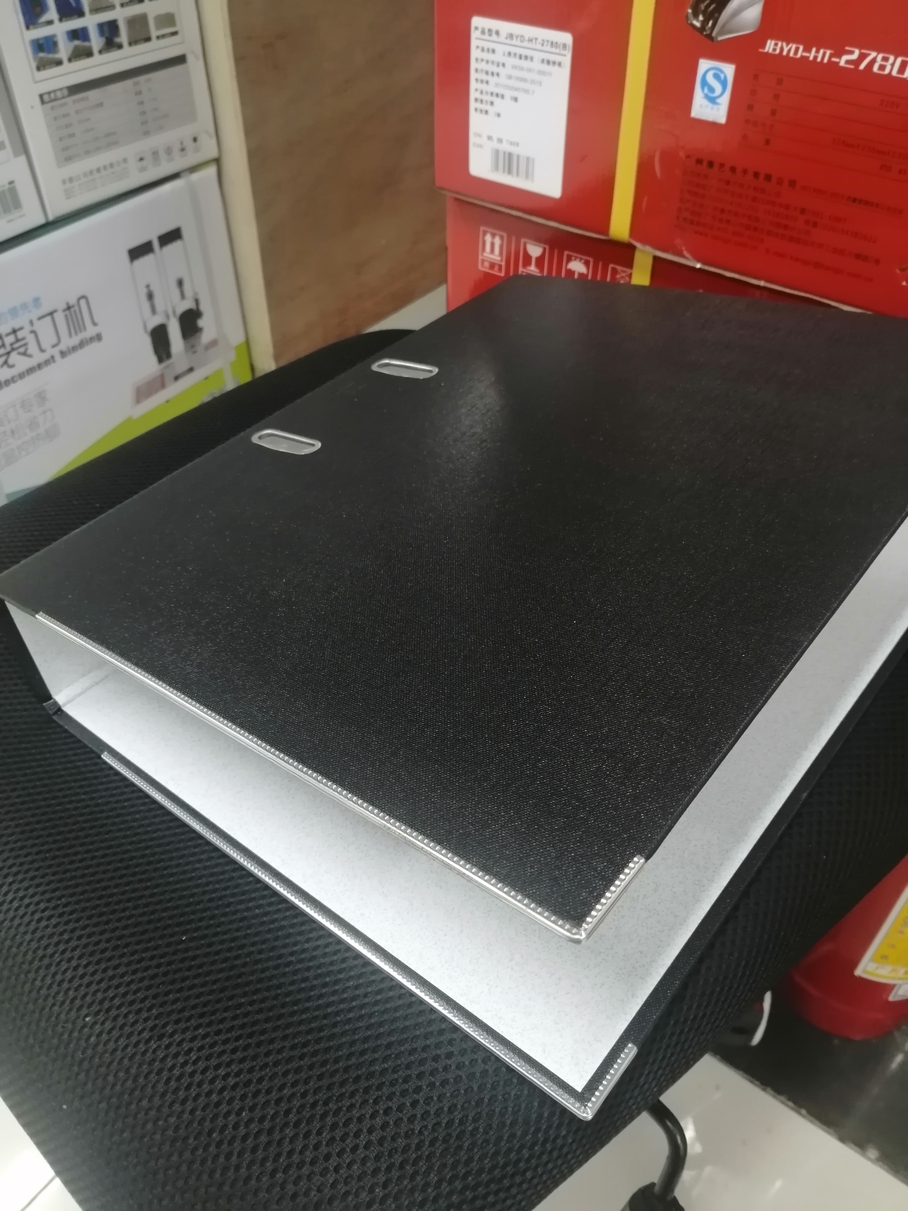 Fast - labor clamp two three inches a4f4 full package of adhesive board clip, durable punch folder two