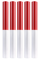 Track and field relay baton aluminum alloy games standard competition length 30 cm relay baton red and white two-color transfer baton