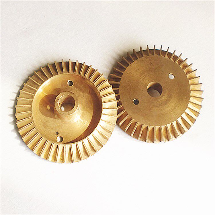 Copper impeller water pump copper wheel 2 2KW 5 5KW impeller single-phase submersible pump motor pure copper impeller