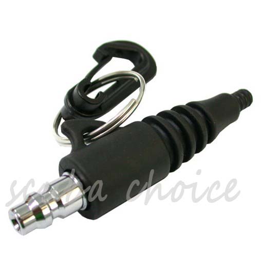 Scuba Choice diving accessories gas nozzle connected to Air2 special model connected to BC tube nozzle to dry camera water stains