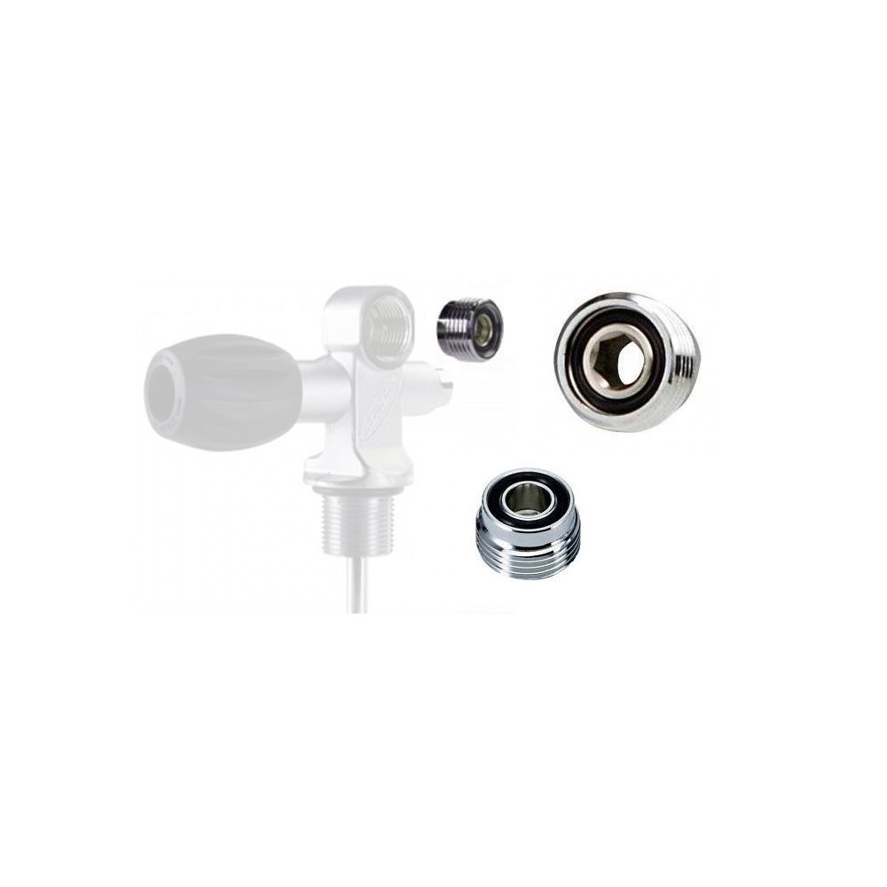 Diving gas cylinder stainless steel adapter gas cylinder head DIN swivel YOKE joint diving accessories 