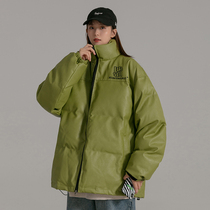 Mint planet winter cotton clothes loose bread clothes women warm thick Pupi leather stand collar cotton coat student tide