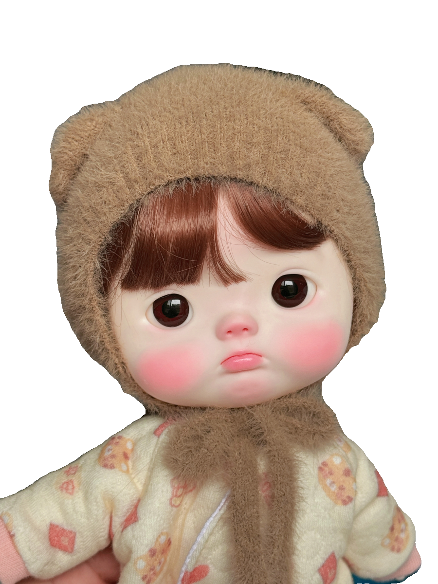 Спот дикий голова BJD медвежьи шапки шерстяная шапка Blythe маленькая тканевая чуть сестра и младший брат могут принести вязаную шапку