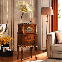 Todays ink phonograph retro living room European-style vinyl record player old-fashioned antique streamer gramophone horn A18
