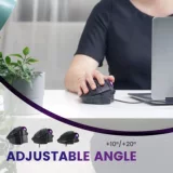 Прямая доставка в Японию. Проводной трекбол Perixx для мыши PERIMICE-520, 8 клавиш.