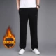 Mùa đông và mùa đông quần thể thao nam cộng với quần nhung lỏng lẻo cộng với phân bón XL cotton dày chạy thẳng quần nam