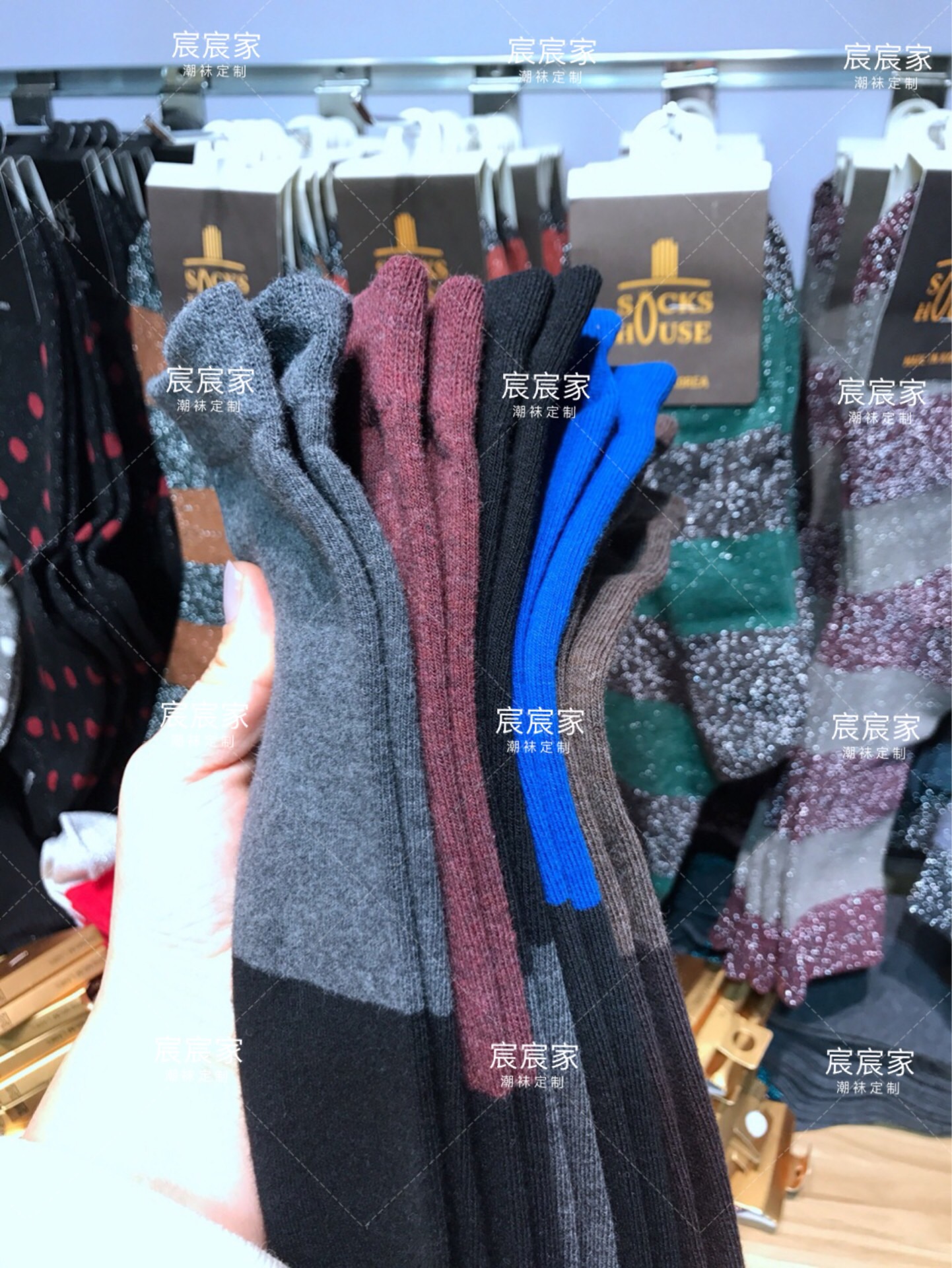 Xuân 2018 mới Hàn Quốc ren cao màu xám đen co giãn kết hợp mỏng trên đầu gối quần cọc cạp cao tất nữ sinh đẹp