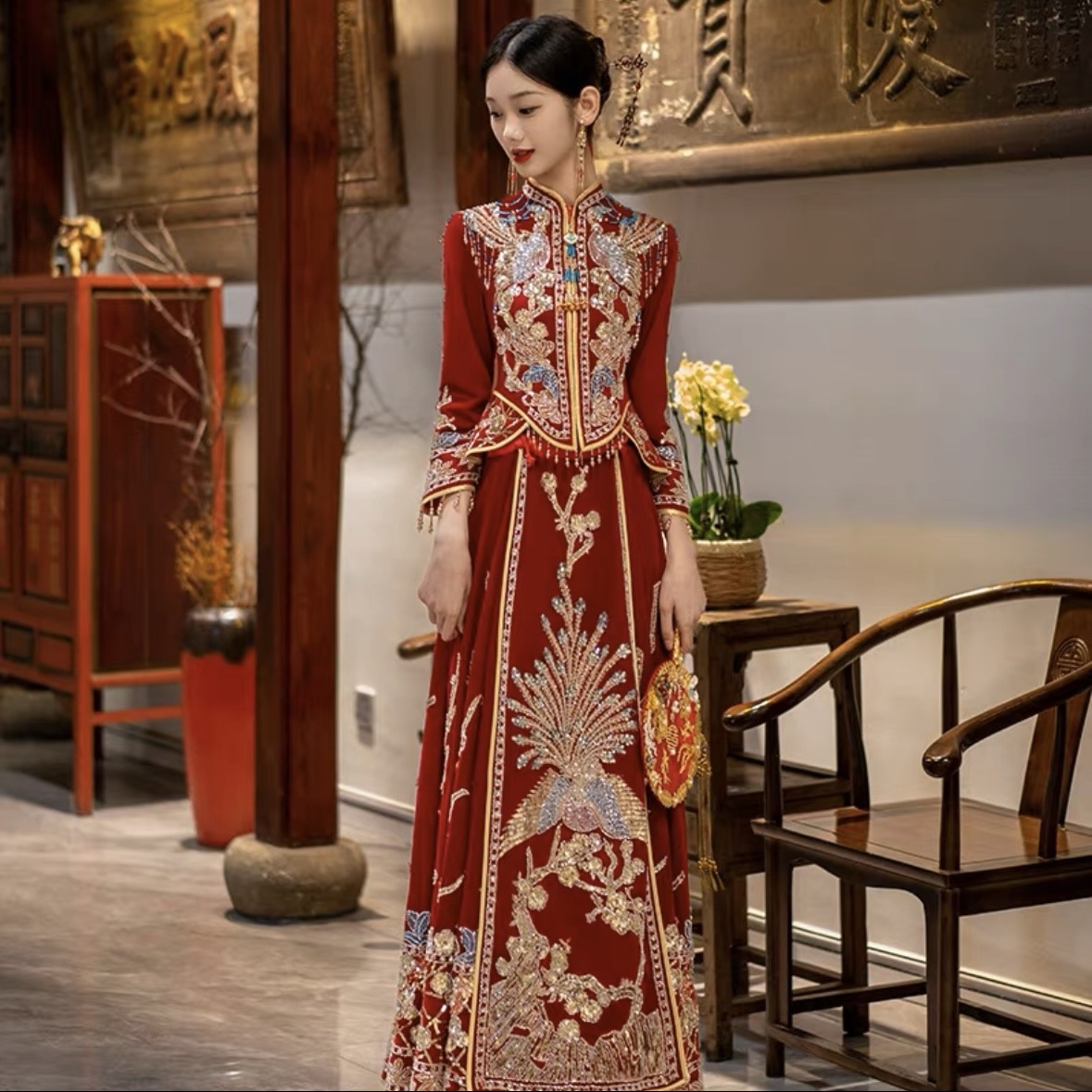  3XL+Yingge velvet heavy work funds [Send exquisite handbags]   + $92.86 