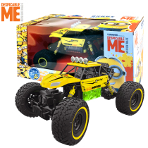 Little yellow rc remote control car childrens toy baby mini tremble with rechargeable battery boy electric off-road vehicle
