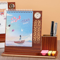 2022 Overdraft Sculpture Phnom Penh With Pen Holder Desk Calendar Print Logo Business Plan Calendar This Vertical Wooden Frame Work Lunar Calendar