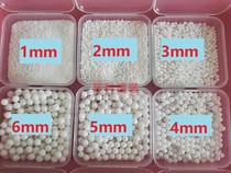 Dental sintered zirconia pearl zirconia grinding ball zirconia tooth crown sintered beads 250g 1mm to 6mm