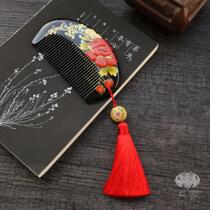 Moyuan Japanese handmade comb lacquer lacquer art comb to send girlfriend birthday gift Lady special long hair