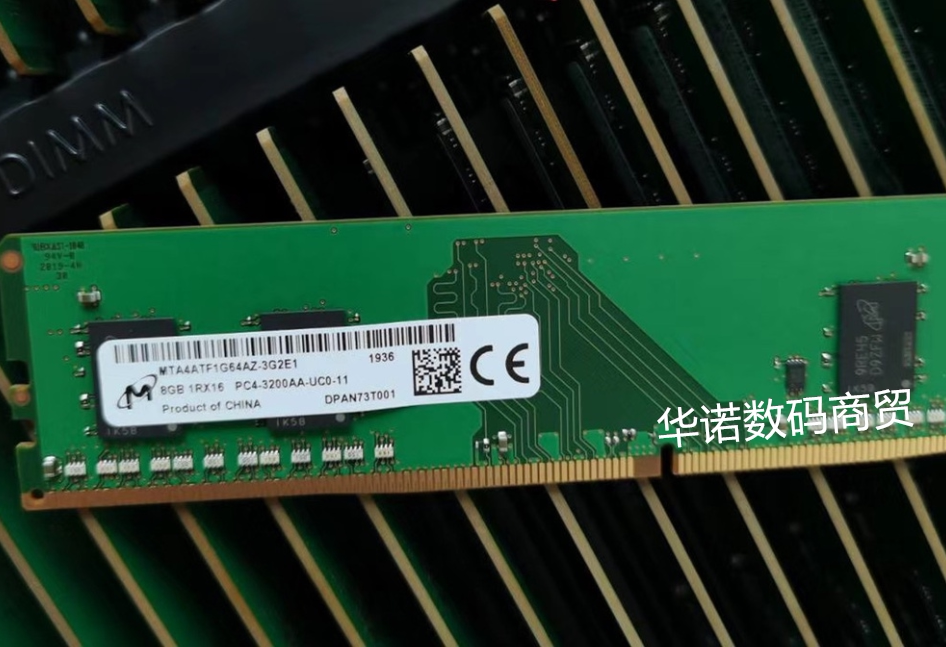 New Magnesium Light 8G 1RX16 PC4 PC4 3200AAU MTA4ATF1G64AZ-3G2E1 Desktop Computer Memory