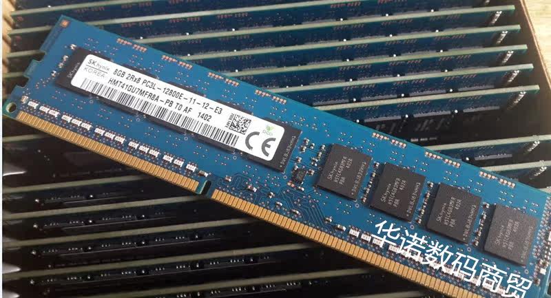 SK Hynix Original plant DDR3 8G 2RX8 PC3-12800E 1600 pure ECC server memory
