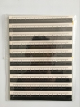 12cm black and white bicolor adhesive proportional scale 100 strips of forensics graduated scale photographic scale