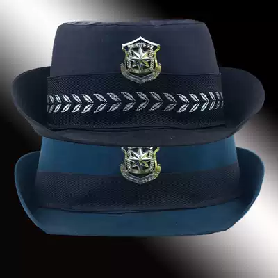 Lady security hat curling hat new security guard big line Hat Black 2011 security clothing casual hat curly hat