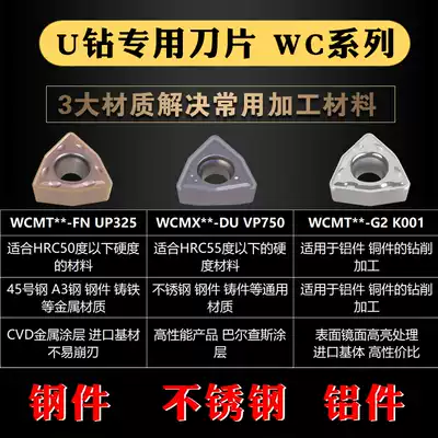 Fast Drill Violent Drill U Drill Special Blade WCMT030208 WCMX040208 050308 06T308