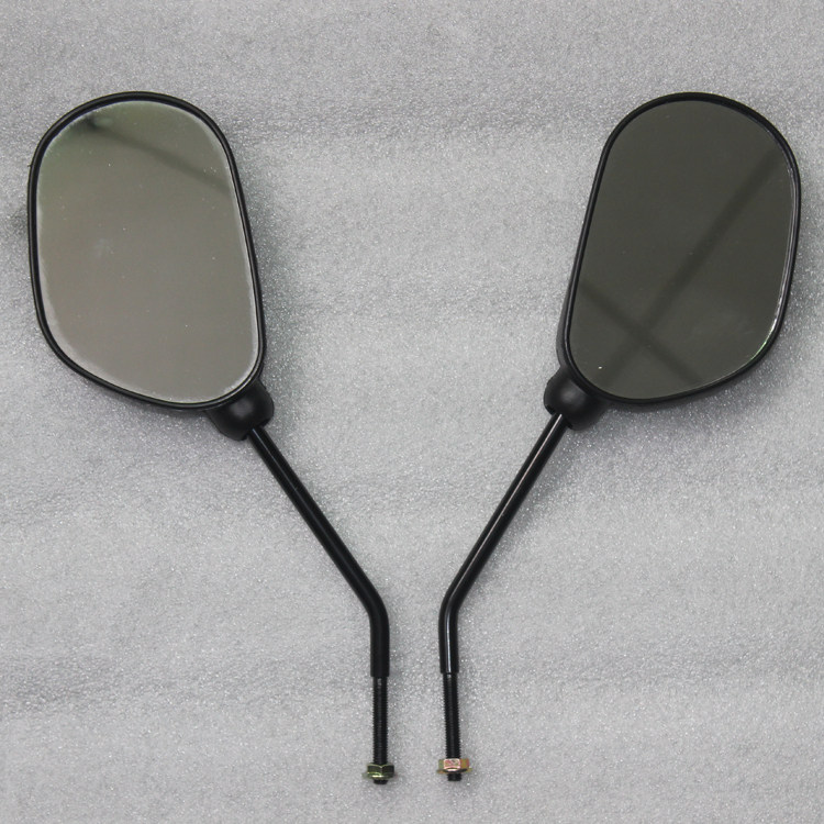 Universal electric vehicle reflective mirror retrofitted mirror small round mirror with base high-definition glass lens rugged mirror