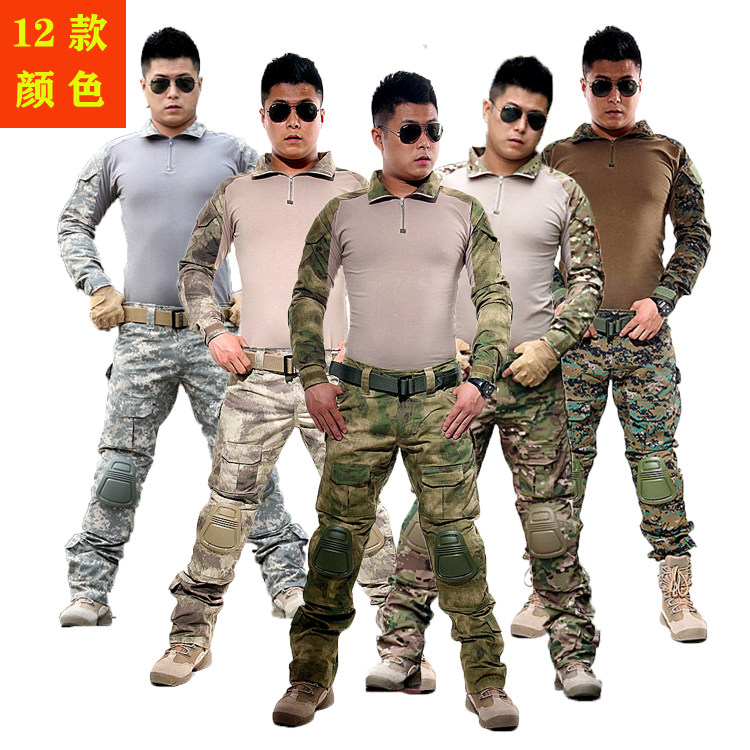 Fall male and female Special Benders CS field American combat uniforms Long sleeves camouflak suit instructor coach Casual Uniform