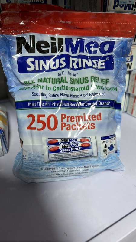 American Neilmed Nasal Wash Salt 250 Packs Large Package Adult Nasal Wash Salt in Stock with Free Shipping American Neilmed Nasal Wash Salt 250 Packs Large Package Adult Nasal Wash Salt in Stock with Free Shipping