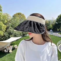 Sun-series emptied sun hat children Summer anti-UV foldable sunscreen hat cover with sun hat shell hat