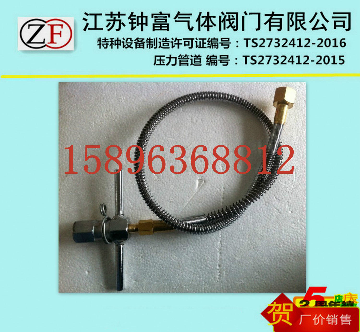 Oxygen high-pressure stainless steel metal hose bellows with anti-misfit clamp nitrogen high-pressure hose-Taobao