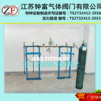 3-bottle group Single-side-shaped carbon dioxide busbar electric heating busbar charging and filling manufacturer