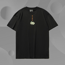 Li Ning Sports Short Sleeve Mens Summer New BAD5 Pure Cotton Breathable Comfort Loose Round Collar T-shirt AHSR121