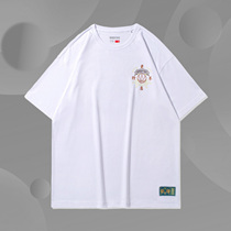 Li Ning Fashion Leisure Fashion BADFIVE Can't Change Its Name Men's Loose Short Sleeve T-Shirt AHSQ803