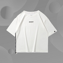 Li Ning Summer Sports Trend Leisure Fashion Training Series Women's Fashion Breathable Short Sleeve T-shirt ATSQ114