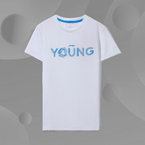 Li Ning Children's Wear Short Sleeve T-shirt Men's Big 2020 New Sports Series Youth Crewneck Sportswear YTSQ005