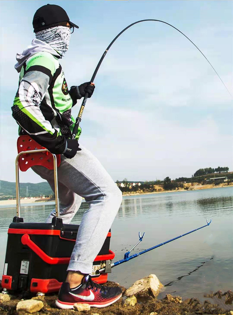 Ice удочкой 冰钓中通竿19调6h超轻硬高碳内走线 线冰钓竿2米超短28调中通杆套装 OSL