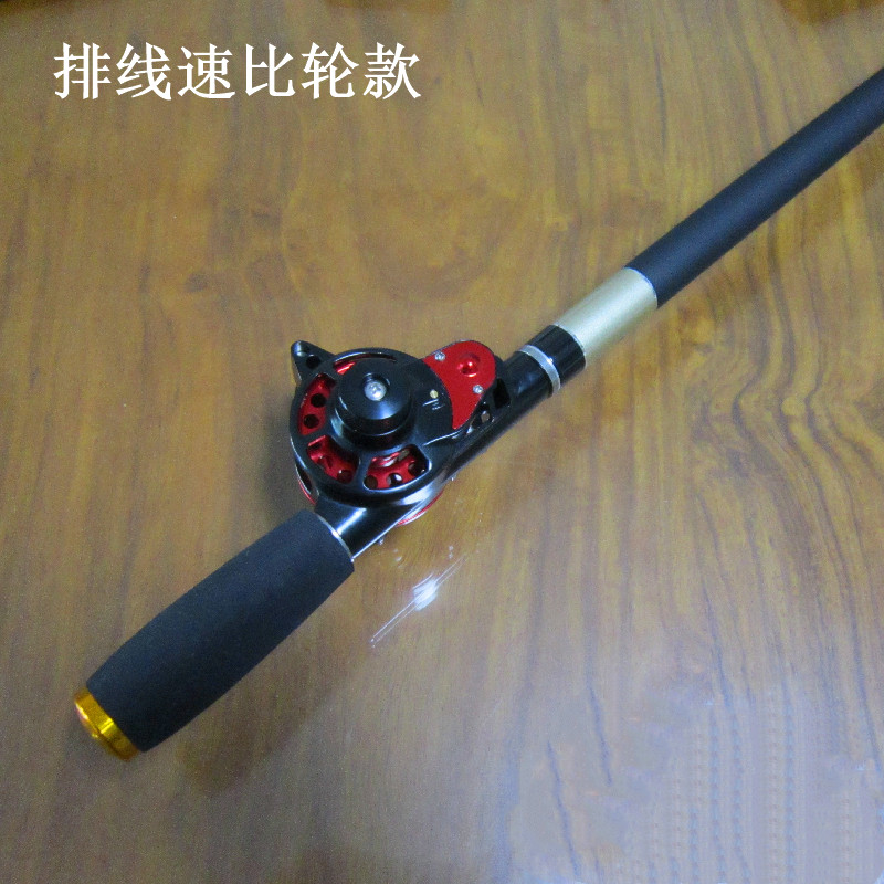 Ice удочкой 冰钓中通竿19调6h超轻硬高碳内走线 线冰钓竿2米超短28调中通杆套装 OSL