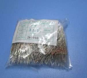 1 8W carbon film resistance 390R Euro 390R color ring resistance 4 color ring accuracy 5% 1000 only = 4 5 yuan