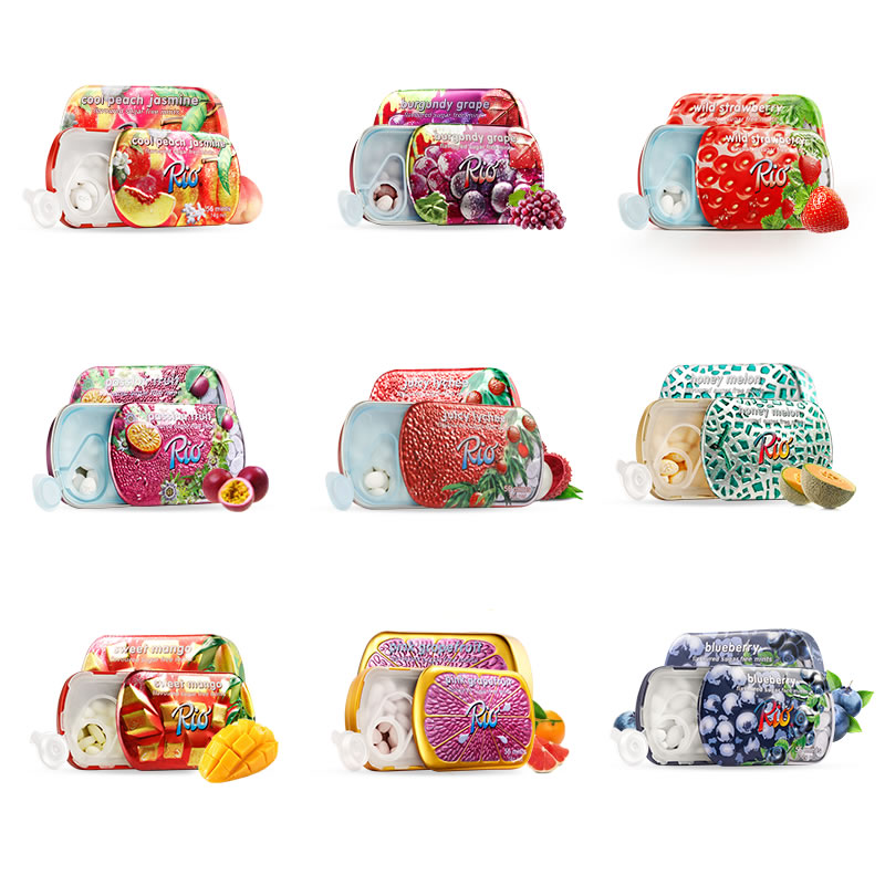 Rio kissing mint sugar-free xylitol vitamin C candy high-value chewing gum fresh breath snacks