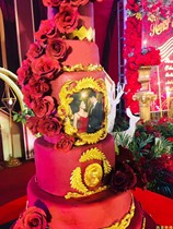 Beijing-Tianjin-Hebei Wedding Ceremony Wedding Wedding Banquet Cake Five-Layer Six-Layer Sugar Cake Star Wedding Banquet Dessert Taiwan