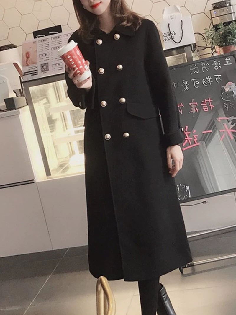Woolen coat, woolen down jacket, plus size, 2023 collection, Korean style, oversize, increased thickness