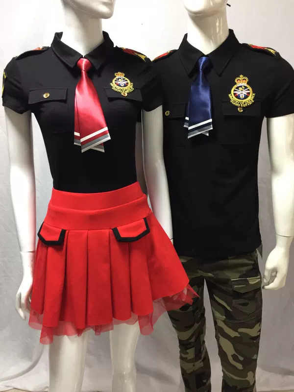 2018 mới chính hãng thủy thủ nhảy vài mô hình của nam giới ve áo áo sơ mi ngắn tay hiệu suất đội quần áo hiệu suất quần áo set đồ đôi nam nữ